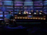 The panel applauds the contestant on a bonus win